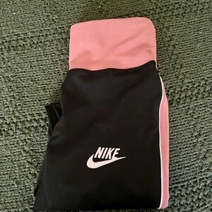 Nike Black and Pink Leggings